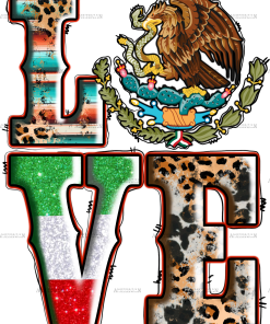 Love Mexico Dtf Transfer
