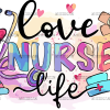 Love Nurse Life UV DTF Transfer