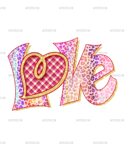 Love Retro DTF Transfer