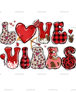 Love Vibes-2 DTF Transfer