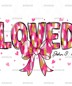 Loved Bow-2 DTF Transfer