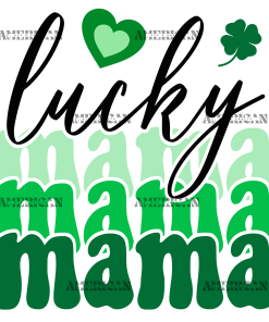Lucky Mama Hearts UV DTF Transfer