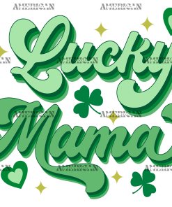 Lucky Mama Patricks UV DTF Transfer