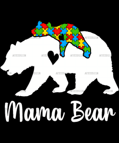 Mama Bear Autism DTF Transfer