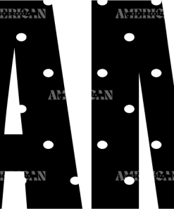 Mama Dots Black DTF Transfer