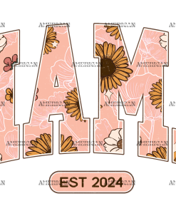 Mama Est 2024 DTF Transfer