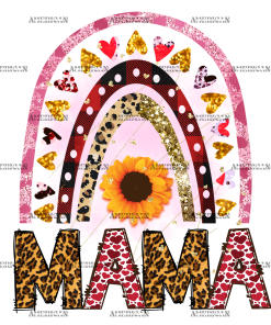 Mama Rainbow DTF Transfer
