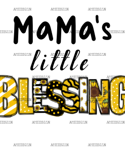 Mama's Little Blessing DTF Transfer