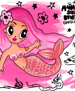 Manana Sera Bonito Mermaid-2 Dtf Transfer