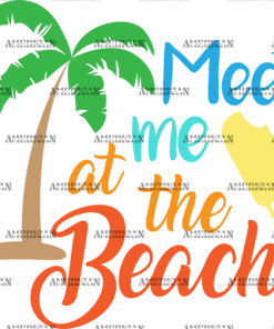 Meet Me At The Beach DTF Transfer