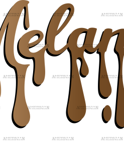 Melanin Drip Fade DTF Transfer