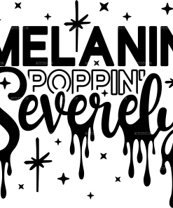Melanin Poppin Severely-3 DTF Transfer