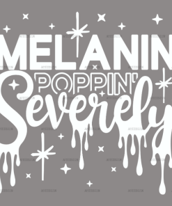 Melanin Poppin Severely-4 DTF Transfer