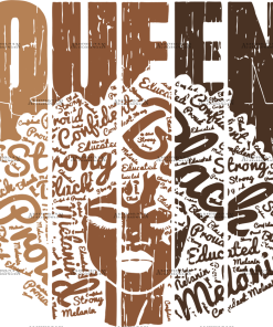 Melanin Queen-2 DTF Transfer