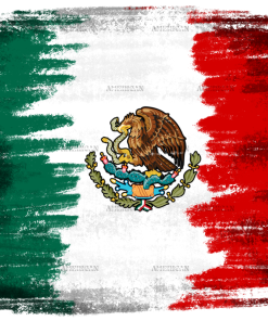 Mexican Flag Dtf Transfer