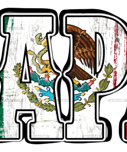 Mexican Flag Papa-2 DTF Transfer