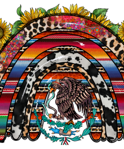 Mexican Rainbow Dtf Transfer