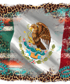 Mexico Gemstone Leopard Dtf Transfer