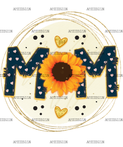 Mom Circle DTF Transfer