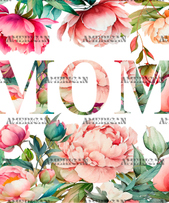 Mom Floral-1 UV DTF Transfer