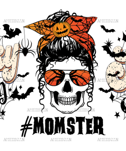 Momster Spooky UV DTF Transfer