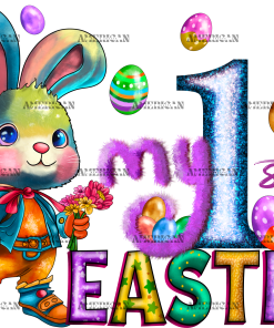 My 1st Easter Bunny DTF Transfer