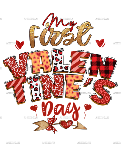 My First Valentine's Day DTF Transfer