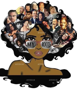 My Roots Black Girl DTF Transfer