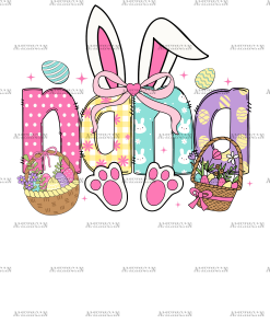 Nana Easter DTF Transfer