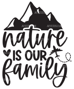 Nature Is Our Family DTF Transfer