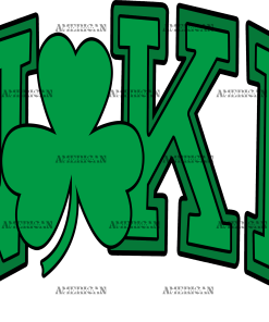 Nike Clover Black Stretched DTF Transfer