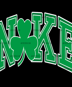 Nike Clover White Stretched DTF Transfer