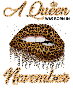 November Queen DTF Transfer