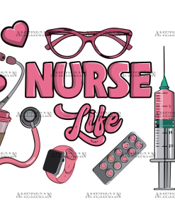 Nurse Life-3 UV DTF Transfer