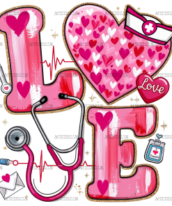 Nurse Love DTF Transfer