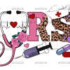 Nurse Valentine UV DTF Transfer