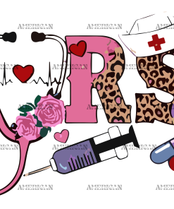 Nurse Valentine UV DTF Transfer