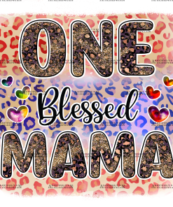 One Blessed Mama DTF Transfer