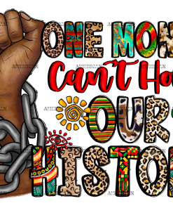 One Month Cant Hold Our History-4 DTF Transfer