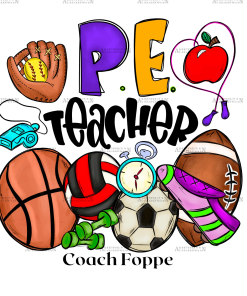 PE Teacher DTF Transfer