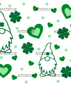 Patricks Day Gnome UV DTF Transfer
