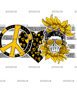 Peace Love Skull Mom DTF Transfer