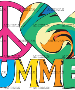 Peace Love Summer DTF Transfer