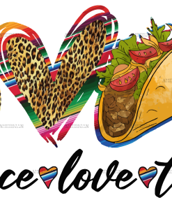 Peace Love Tacos DTF Transfer