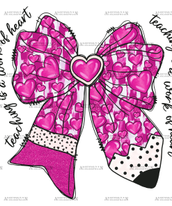 Pencil Bow DTF Transfer