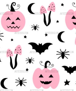 Pink Pumpkin UV DTF Transfer