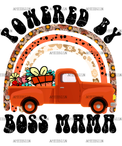 Powered By Boss Mama DTF Transfer