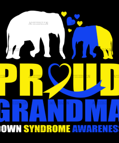 Proud Grandma Down Syndrome DTF Transfer