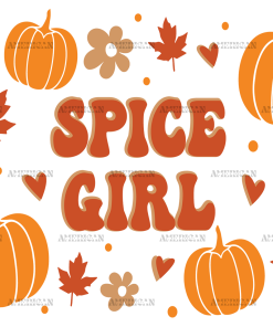 Pumpkin Spice Girl UV DTF Transfer