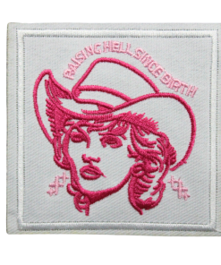 Raising Hell Since Birth Patch (Small/Embroidery)